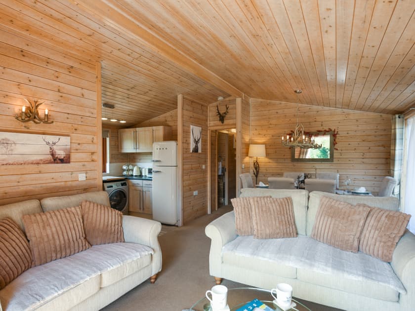 Living area | Waterfall Lodge, Astbury, near Bridgnorth