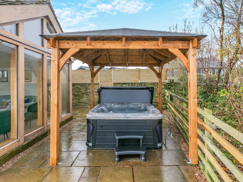 Hot tub | Bolster Moor Barn, Golcar, near Huddersfield