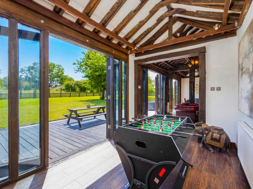 Games room | Essex Barn House - Barn House and Mansion, Romford
