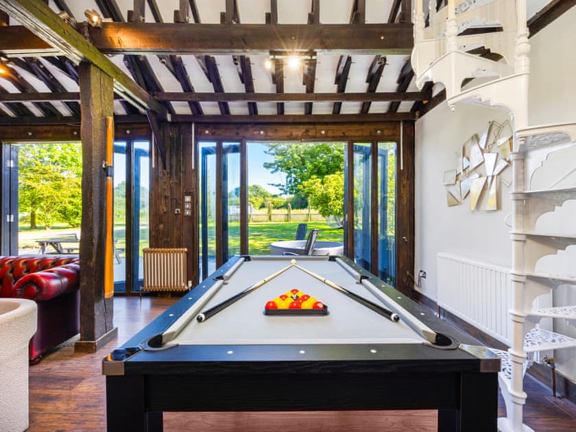 Games room | Essex Barn House - Barn House and Mansion, Romford