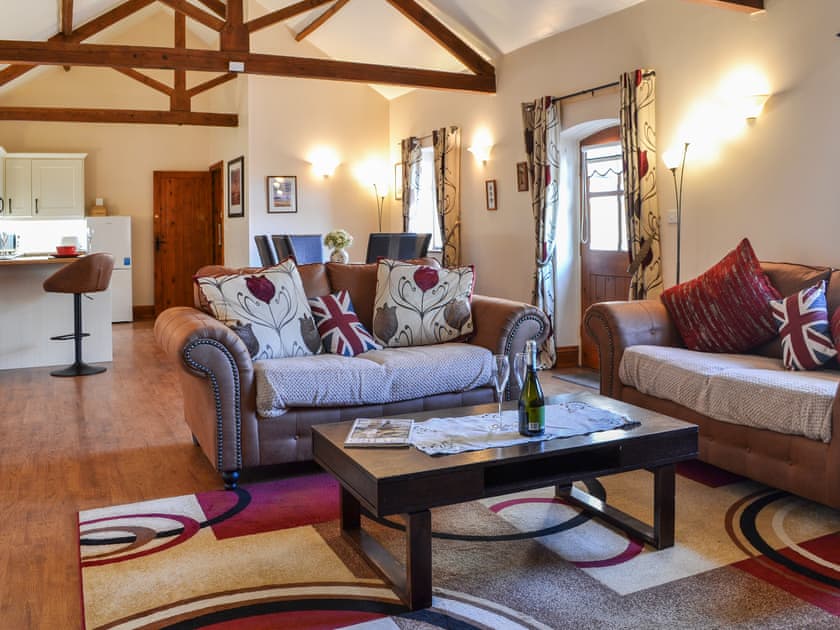 Open plan living space | The Stables at Grange Barn, Whitedale
