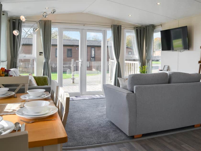 Open plan living space | Sunflower Lodge, Sewerby