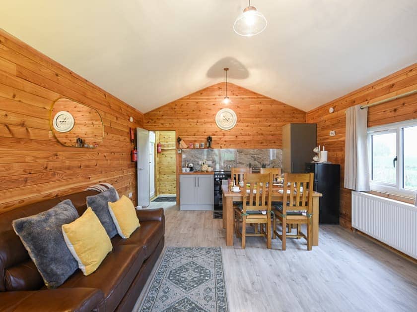 Open plan living space | Llwynog Lodge, Montgomery
