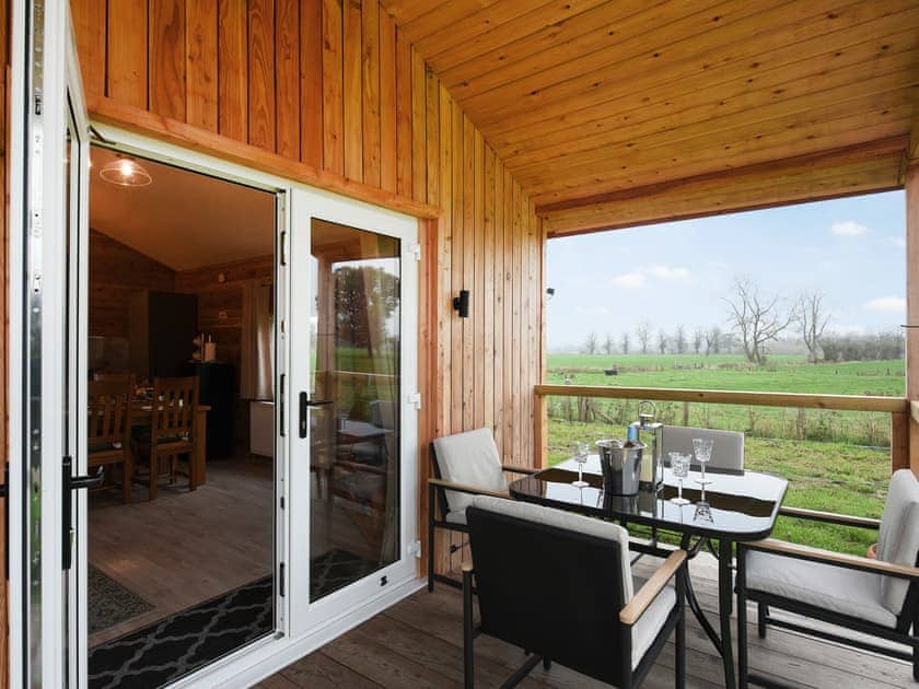 Terrace | Llwynog Lodge, Montgomery