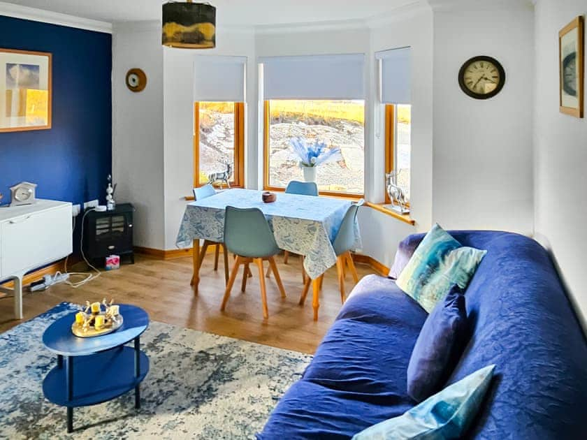 Living room/dining room | Pine View, Gisla, Isle of Lewis