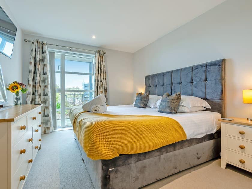 Double bedroom | 50 Degrees West, Holywell Bay, near Perranporth