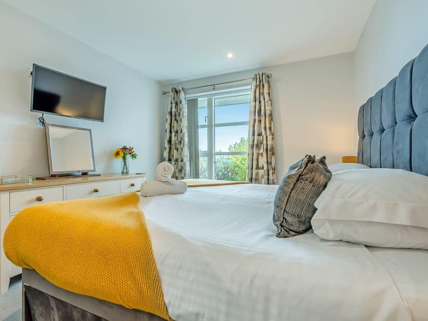 Double bedroom | 50 Degrees West, Holywell Bay, near Perranporth