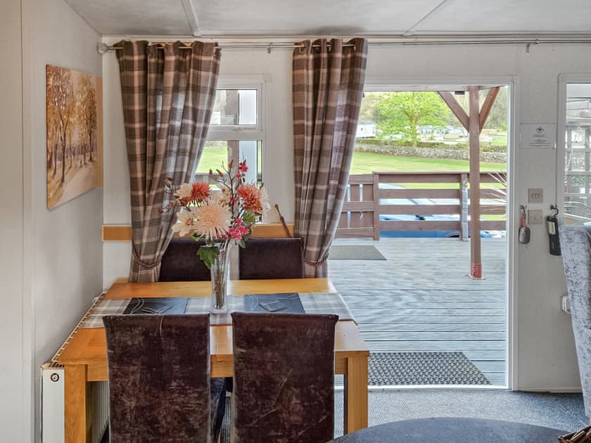 Dining Area | Roe Meadow 3 - K & J’s Hot Tub Retreats, Newton Stewart