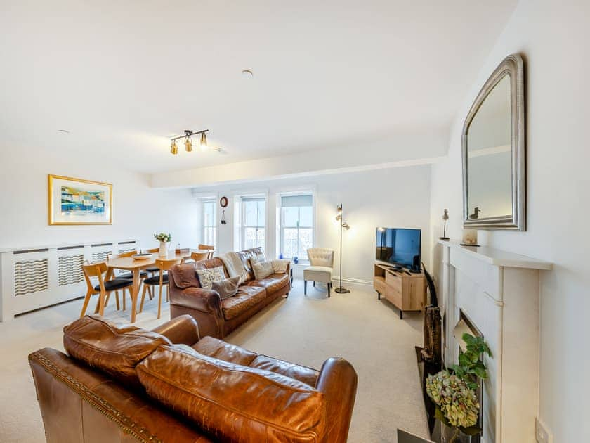 Living room/dining room | The Penthouse Westhaven, Aberdyfi