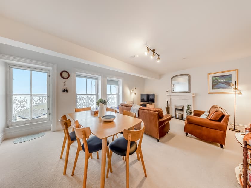 Living room/dining room | The Penthouse Westhaven, Aberdyfi