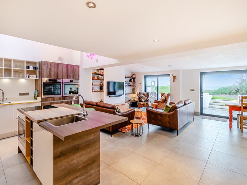 Open plan living space | Ty Eufron, St. Davids