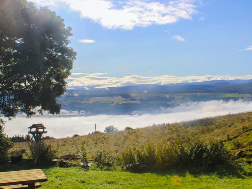 View from the Conservatory  | Mor Carraig., Inverness