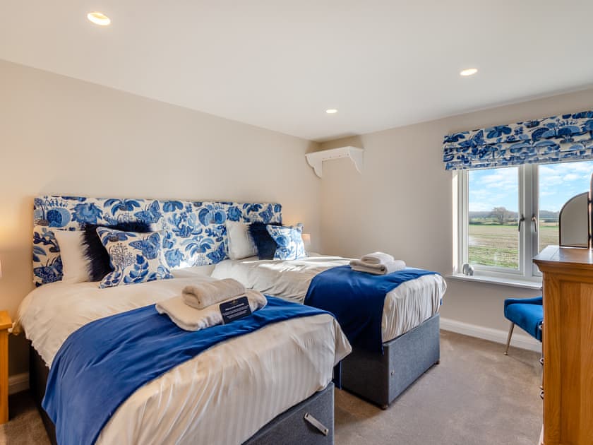 Twin bedroom | The Farm House - Honies Farm Barns, East Stoke, near Newark