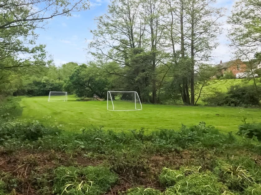 Football pitch | The Coach House - Malpas Retreats, Tilston, near Malpas