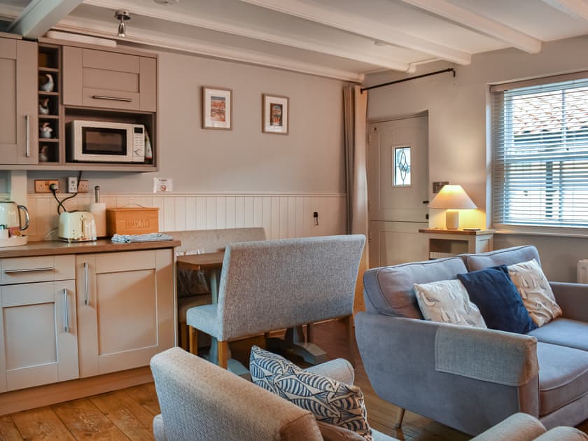 Open plan living space | Taylor’s Cottage, Whitby