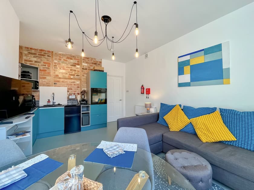 Open plan living space | Apartment Two - Quays House, Gloucester