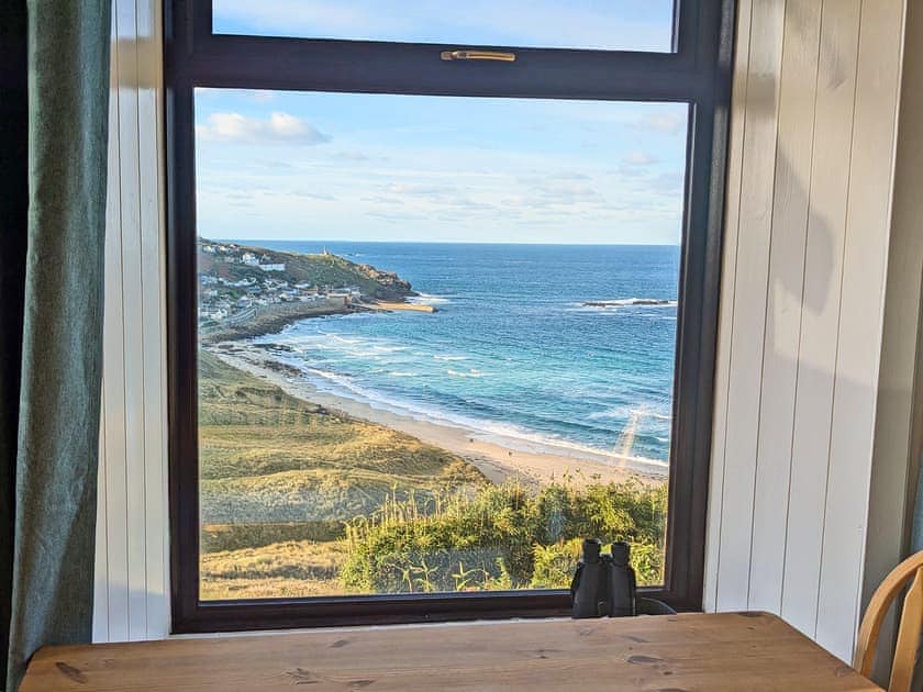 View | Bishop Rock - Carn Towan Cottages, Sennen