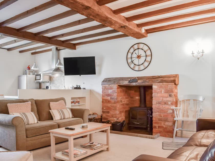 Open plan living space | Old Barn, Whittington