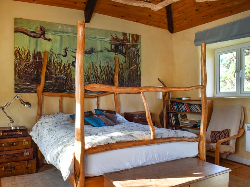 Double bedroom | The Enchanted Wilderness  - Driftwood Cottage - The Enchanted Wilderness, Bere Alston