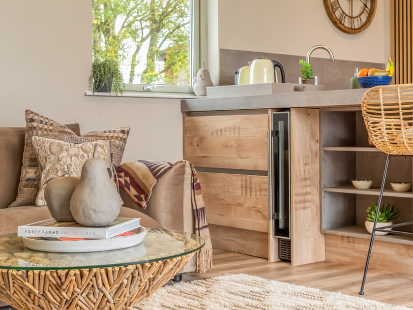Open plan living space | The Hideaway - Rachel’s Farm, Buchlyvie