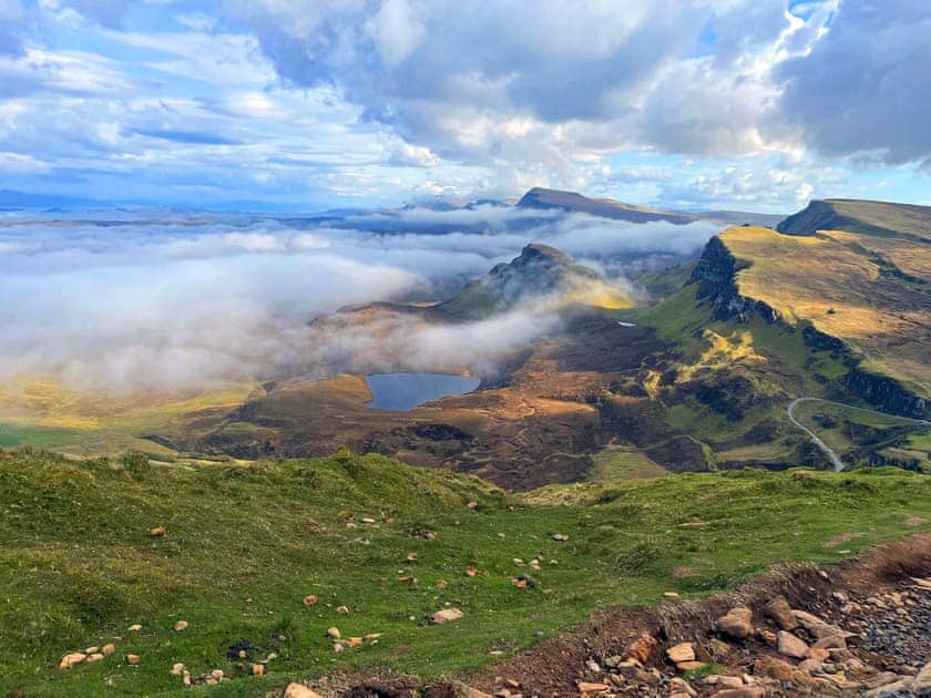 Picturesque Landscape of the Isle of Skye from the nearby Quiraing | Storr - Brogaig Cottages, Brogaig, near Staffin