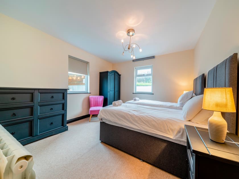 Relaxing bedroom with zip and link king-size bed  | 8 Military Drive - Military Drive, Portpatrick, near Stranraer