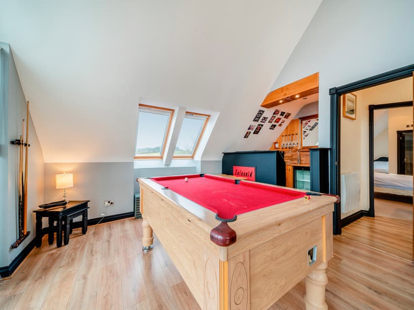 Impressive games area | 8 Military Drive - Military Drive, Portpatrick, near Stranraer