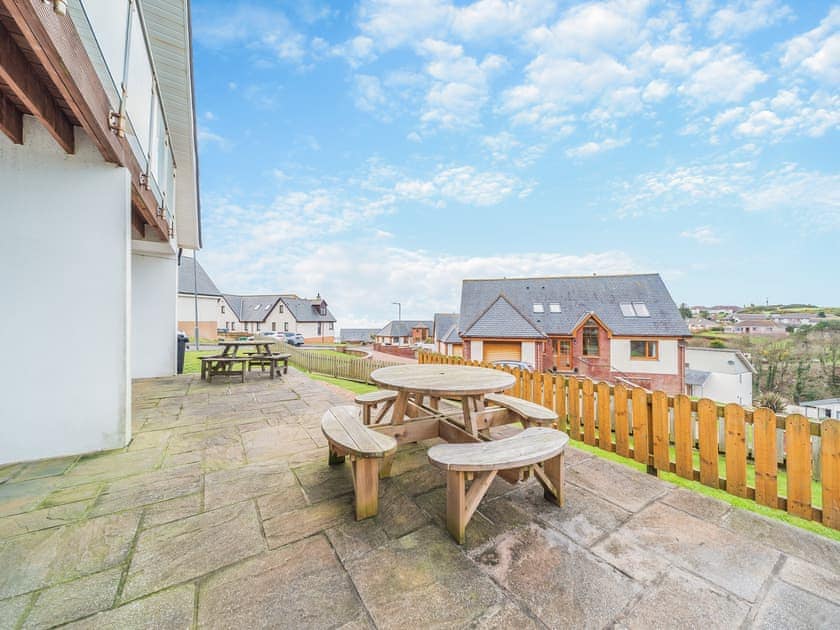 Deightful sitting out area |  7 Military Drive - Military Drive, Portpatrick, near Stranraer