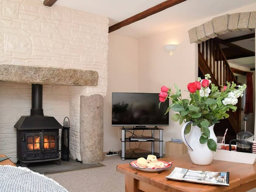 Living area | Grandma’s Cottage - Fentrigan Manor Farm Holiday Cottages, Warbstow