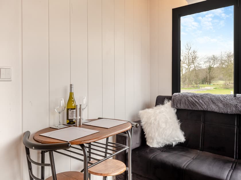 Open plan living space |  Meadow Lodge - Ailby Retreats, Ailby