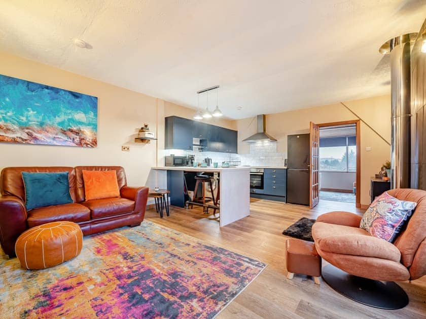 Open plan living space | The Orangerie, Bargrennan, near Glentrool