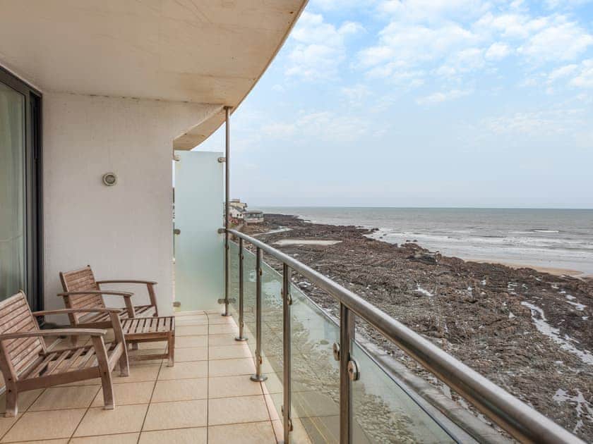 Balcony with dramatic sea views | Apartment 50, Westward Ho!