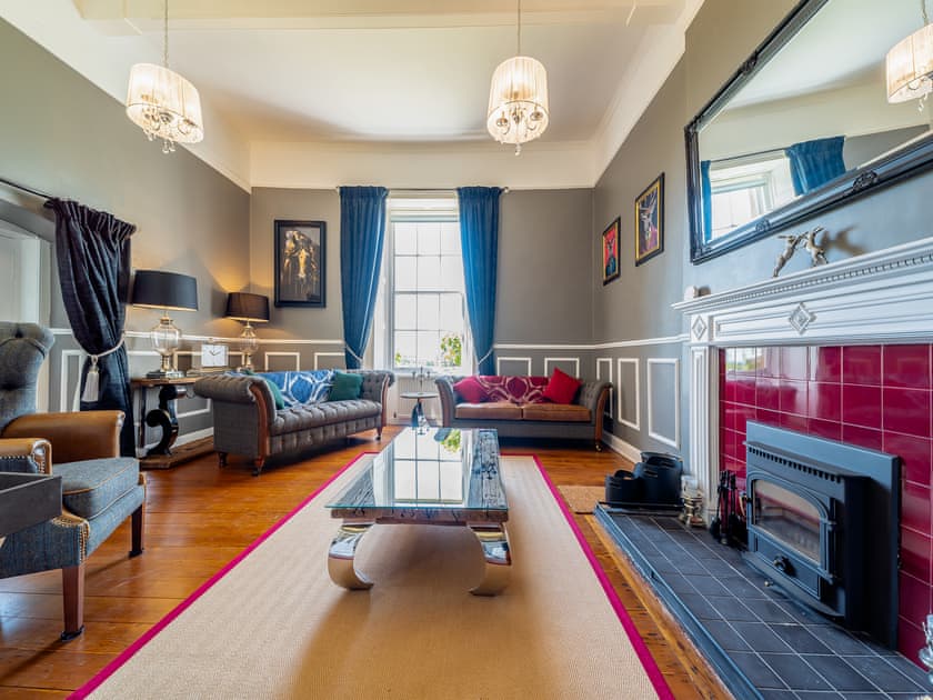 Living area | Mossknowe Escape, Annan