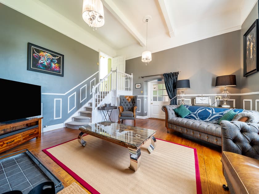 Living area | Mossknowe Escape, Annan