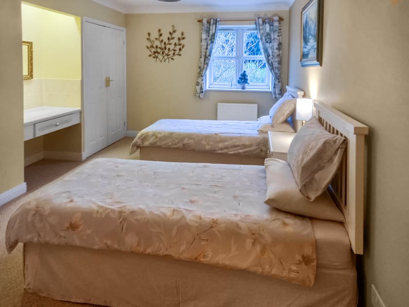 Twin bedroom | Brompton Lodge, Potter Brompton, Scarborough