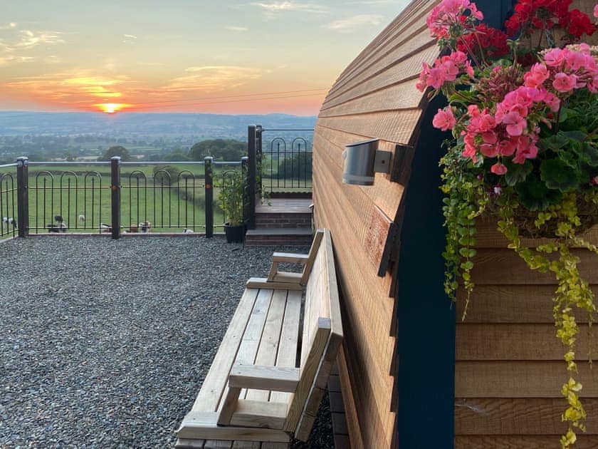 View | Sunset Holiday Pod - Coppice Farm, Church Stretton