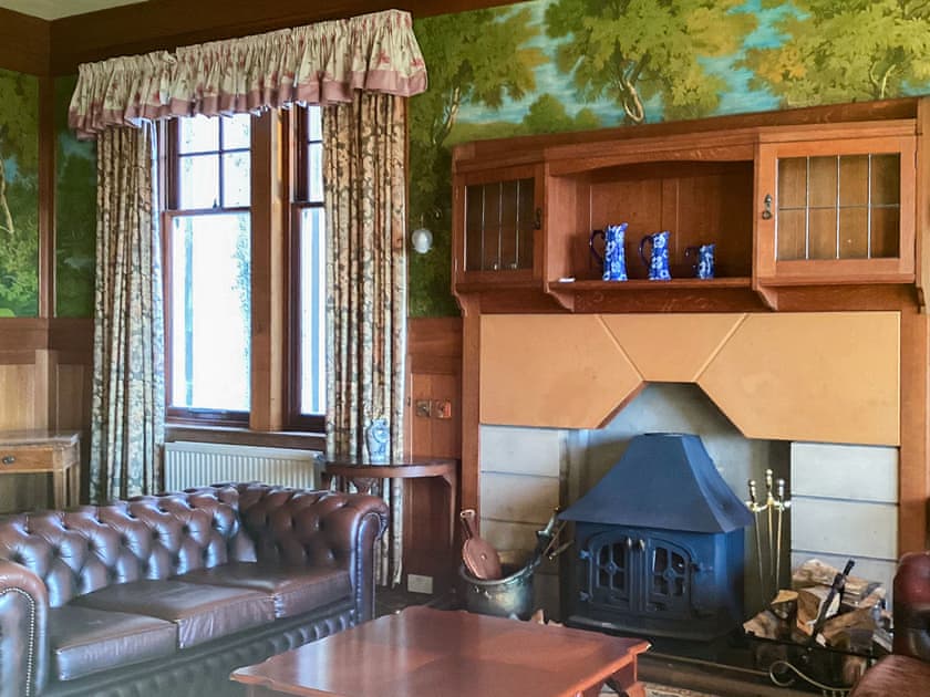 Living area | The Carnegie Rooms at Aultnagar Lodge - Country House Holidays, Lairg