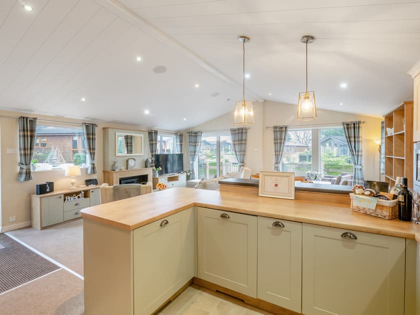 Kitchen | Seagull Lodge - Russell Lodges at The Pines, Runswick Bay