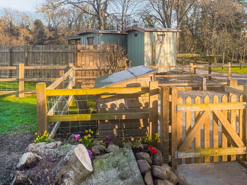 Garden | Keldholme Shepherds Hut Two - Keldholme Holidays, Keldholme, near Kirkbymoorsid