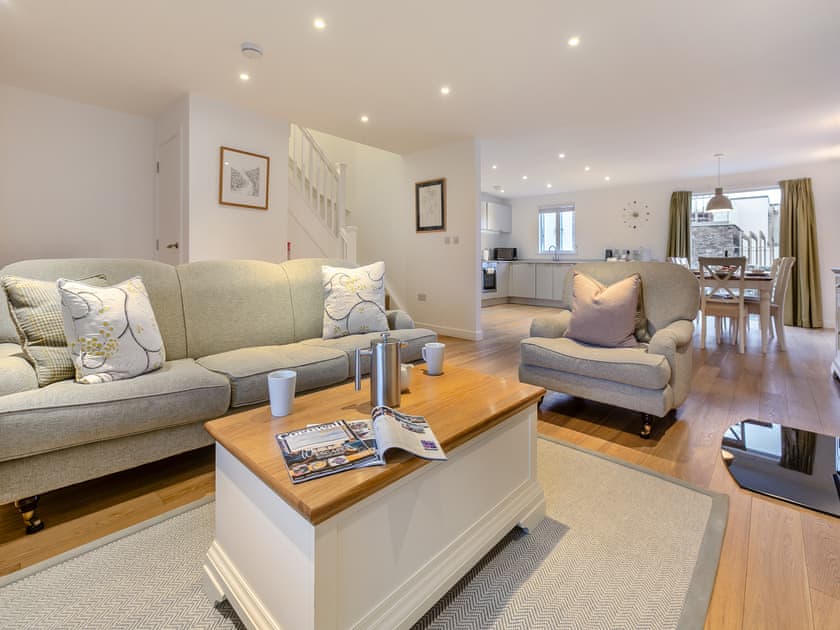 Living area | Lodge 74 Una - St Ives Resort, Carbis Bay, near St Ives