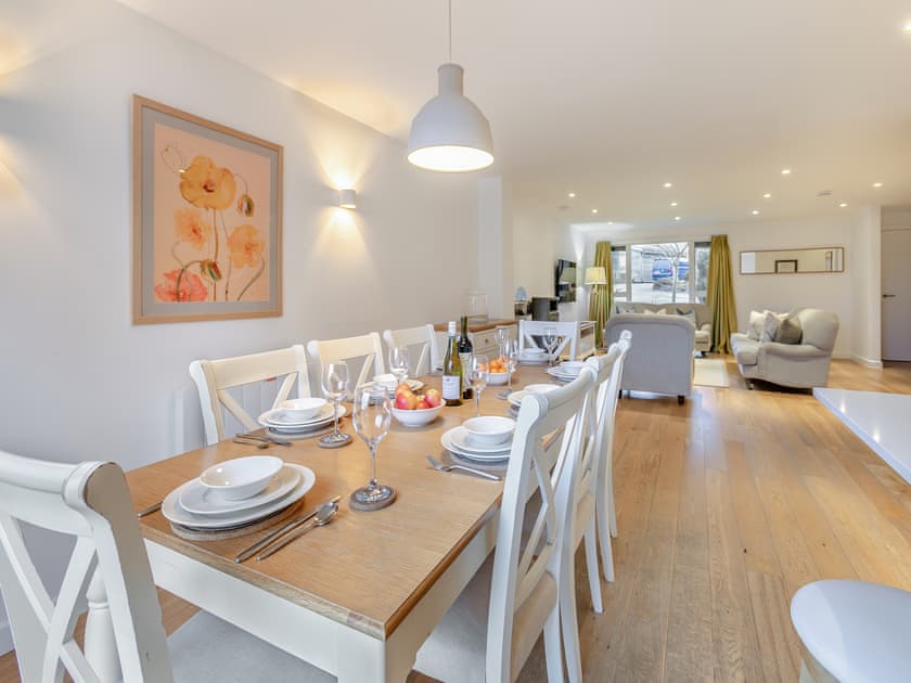 Kitchen/diner | Lodge 74 Una - St Ives Resort, Carbis Bay, near St Ives