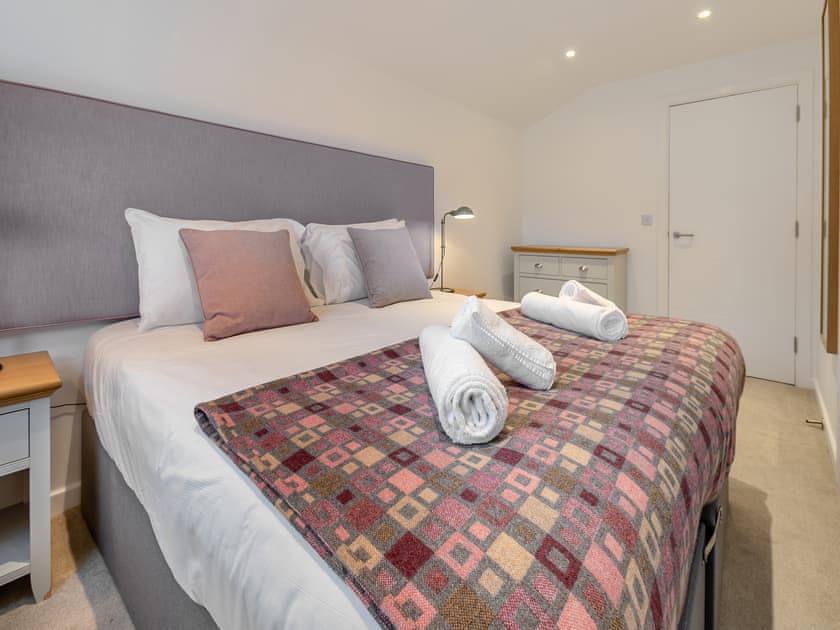 Double bedroom | Lodge 74 Una - St Ives Resort, Carbis Bay, near St Ives