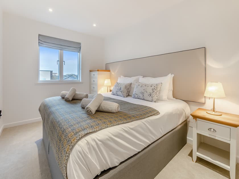 Double bedroom | Lodge 74 Una - St Ives Resort, Carbis Bay, near St Ives