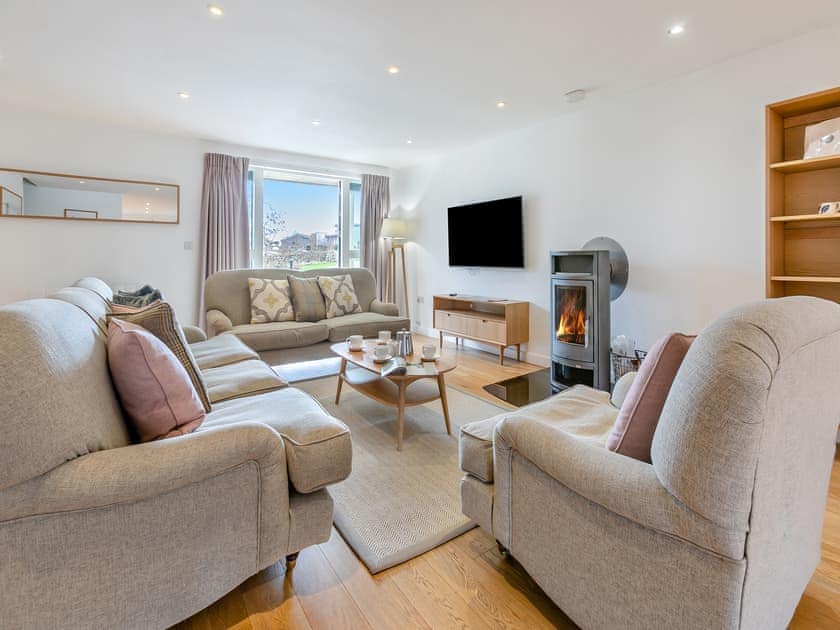 Living area | Lodge 66 Una - St Ives Resort, Carbis Bay, near St Ives