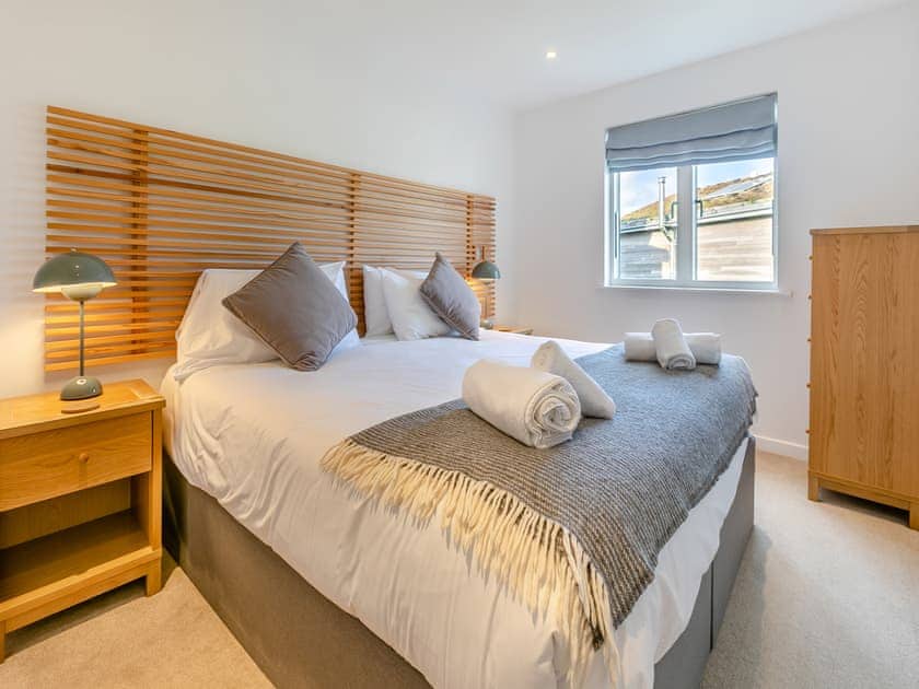 Double bedroom | Lodge 66 Una - St Ives Resort, Carbis Bay, near St Ives