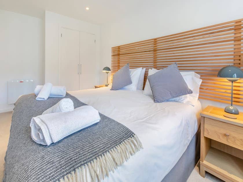 Double bedroom | Lodge 66 Una - St Ives Resort, Carbis Bay, near St Ives