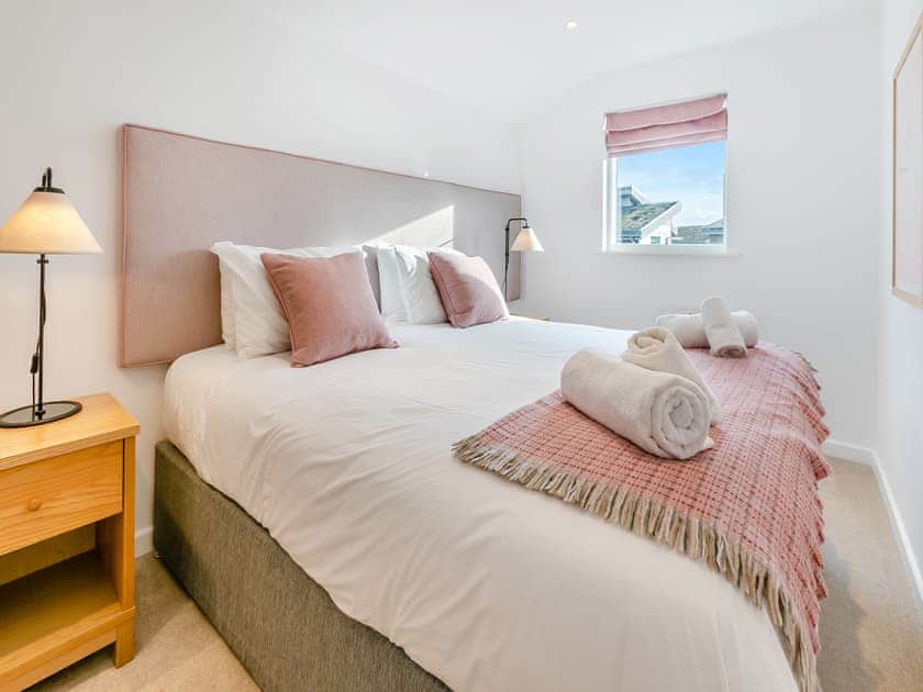 Double bedroom | Lodge 66 Una - St Ives Resort, Carbis Bay, near St Ives