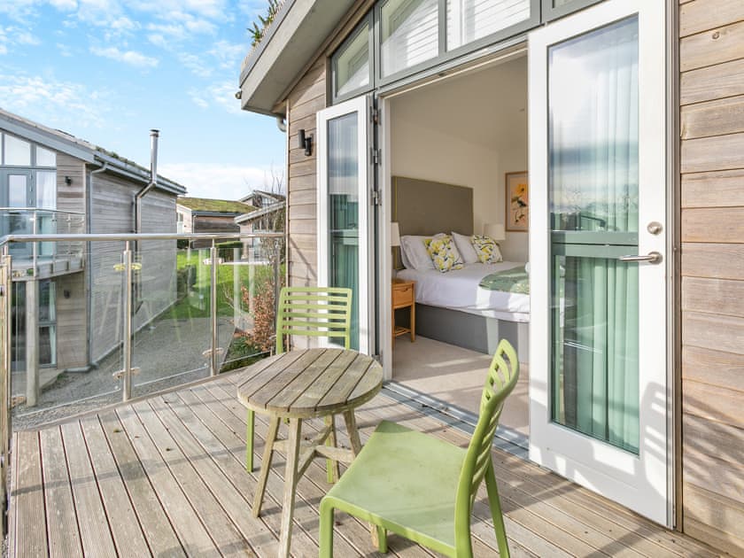 Balcony | Lodge 66 Una - St Ives Resort, Carbis Bay, near St Ives