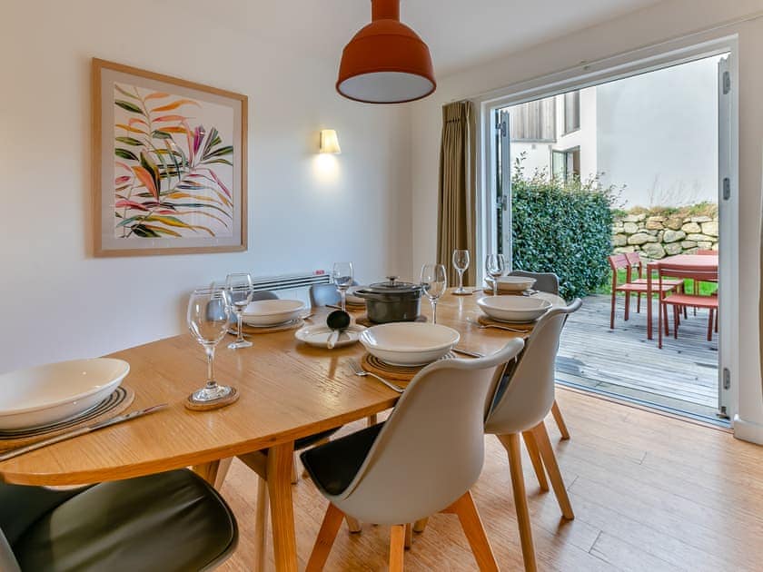Kitchen/diner | Lodge 53 Una - St Ives Resort, Carbis Bay, near St Ives