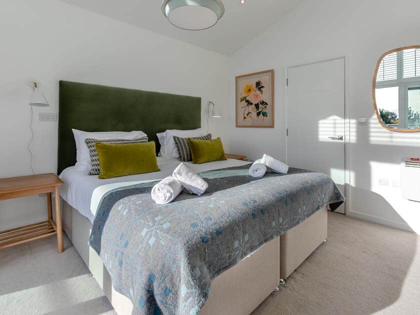 Double bedroom | Lodge 53 Una - St Ives Resort, Carbis Bay, near St Ives